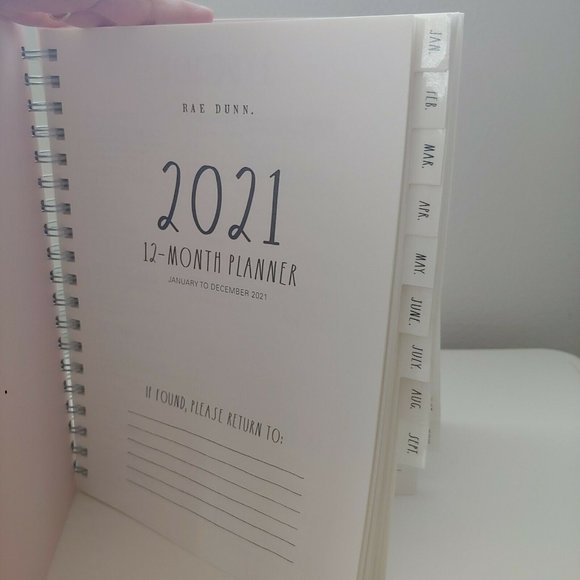 ♥️SOLD♥️ Rae Dunn Now HELLO 2021 Cute 12 Month - Picture 3 of 3